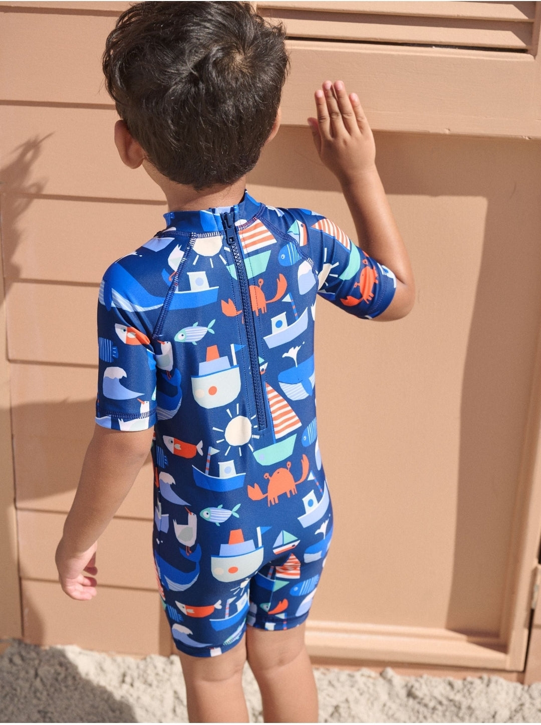 Navy Nautical Sunsafe All-In-One
Swimsuit