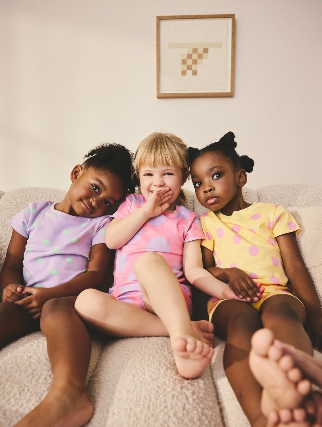 Pastel Polka Dot Short Pyjamas 3
Pack