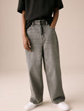 Dark Grey Super-wide Fit Authentic Jeans