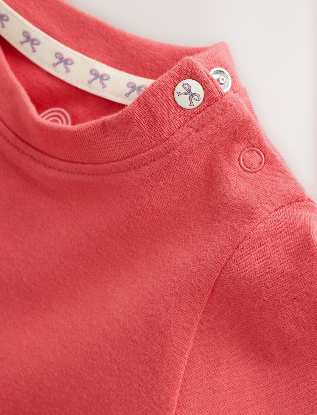 Ecru Cherry Baby Long Sleeve Bodysuit And Woven Dungarees