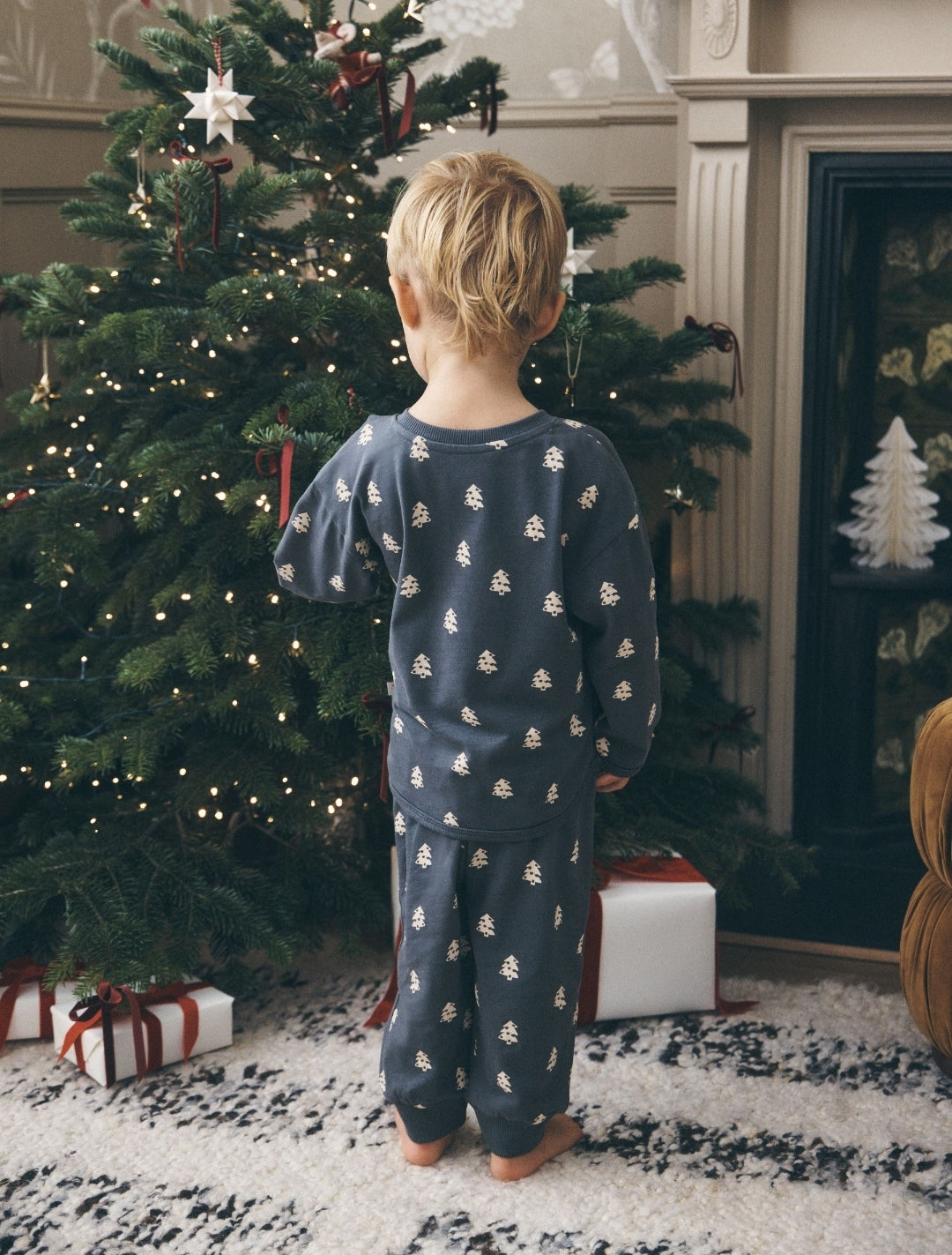 Charcoal Merry & Bright Christmas Pyjamas