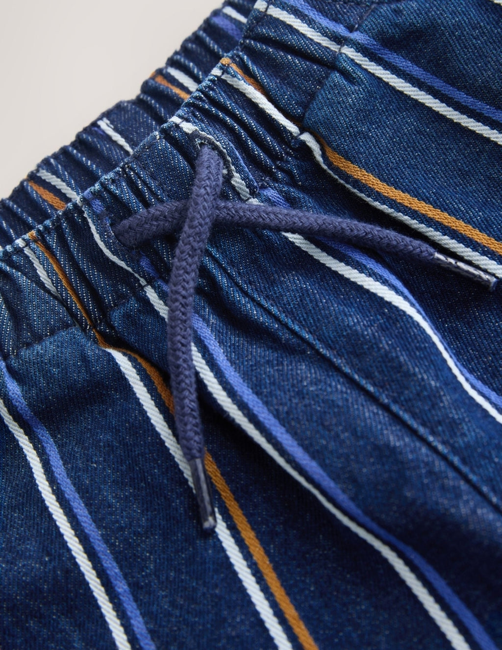 Multi Stripe Wide Fit Jeans