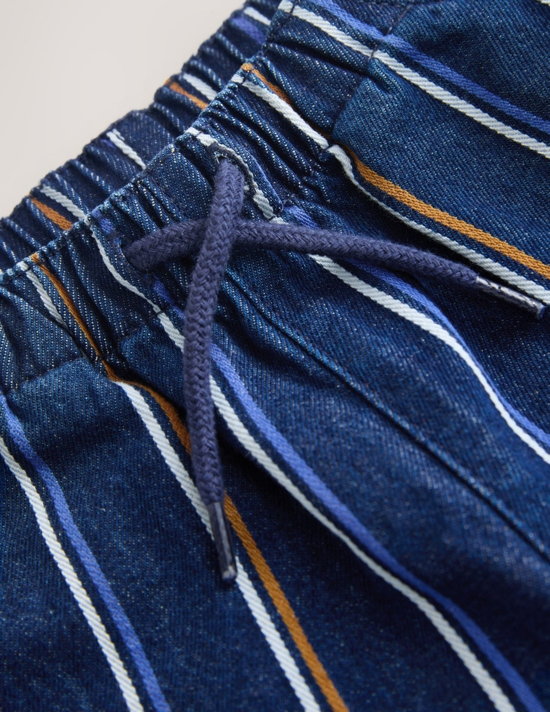 Multi Stripe Wide Fit Jeans