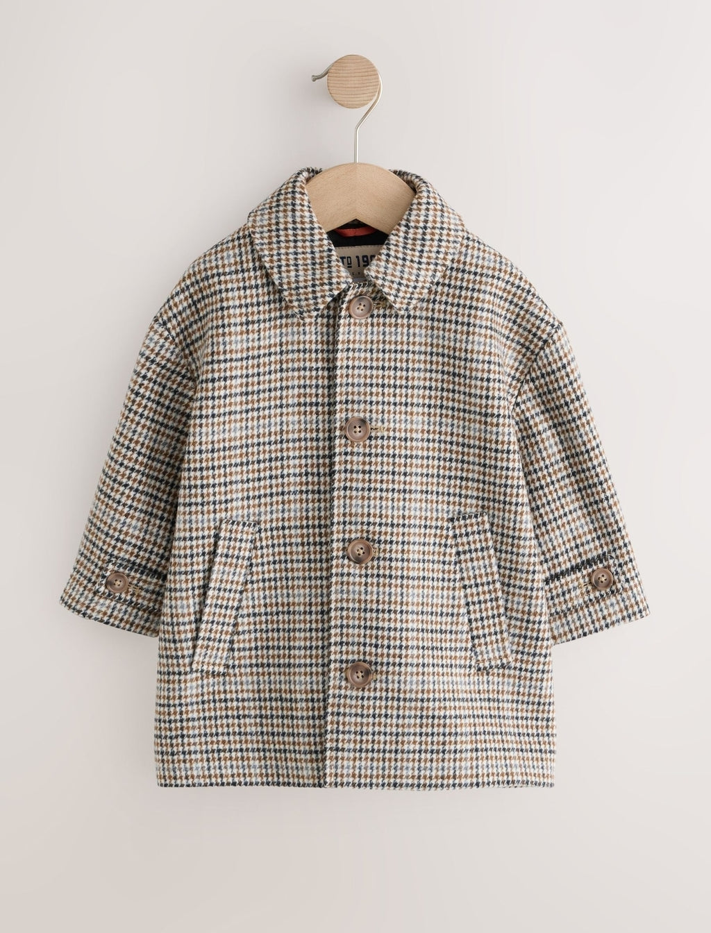 Brown Check Coat