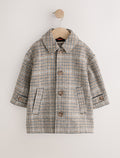 Brown Check Coat