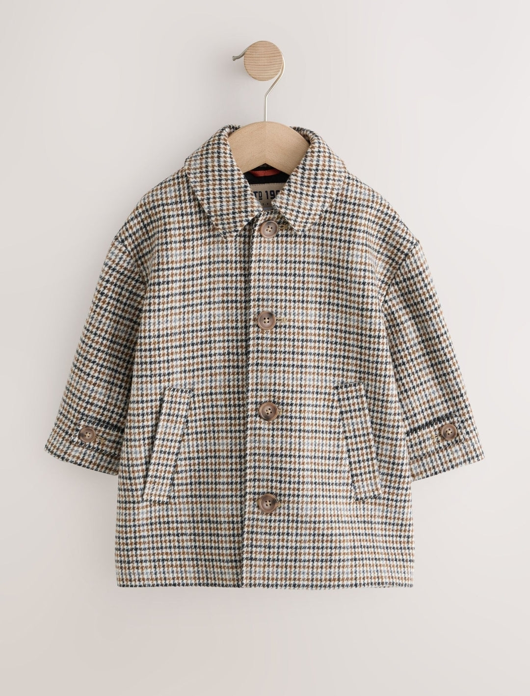 Brown Check Coat