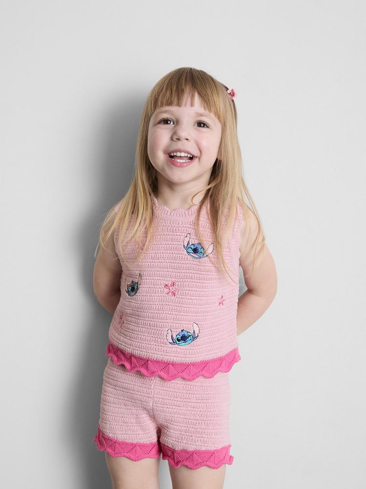 Disney’s Stitch Knit Vest and Shorts Set