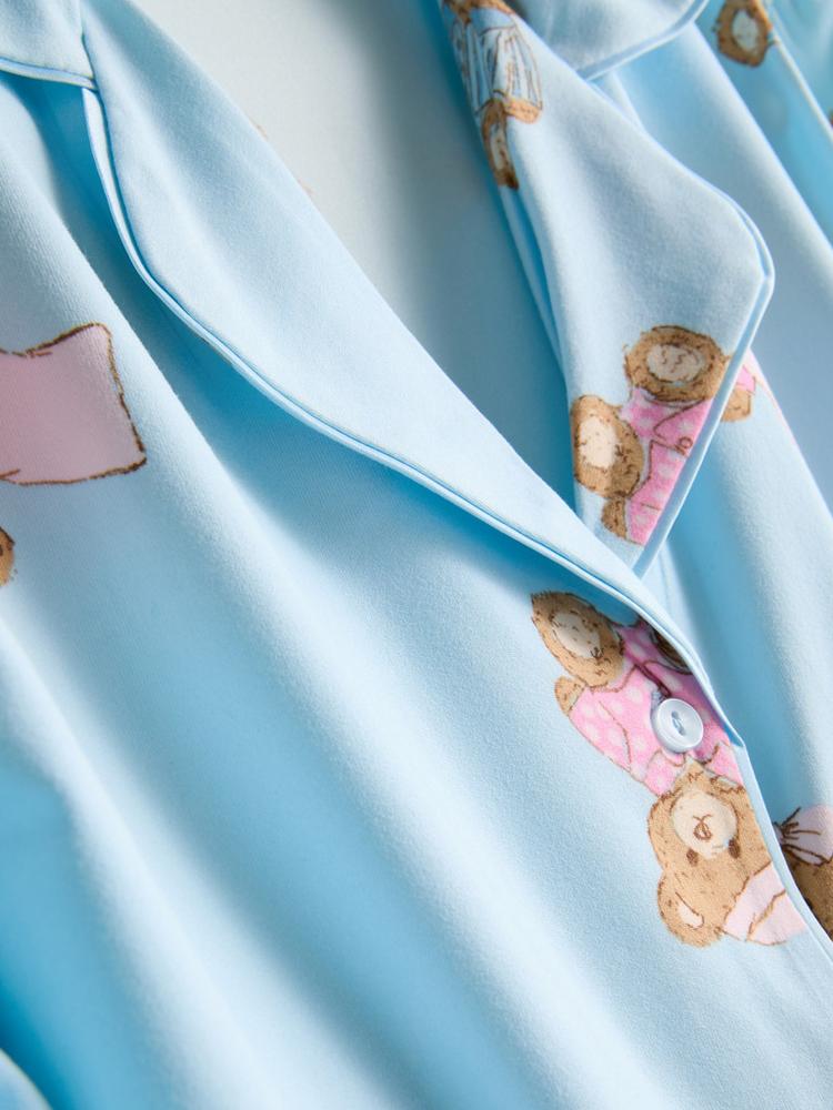 Primark Bear Printed Boyfriend Pyjamas