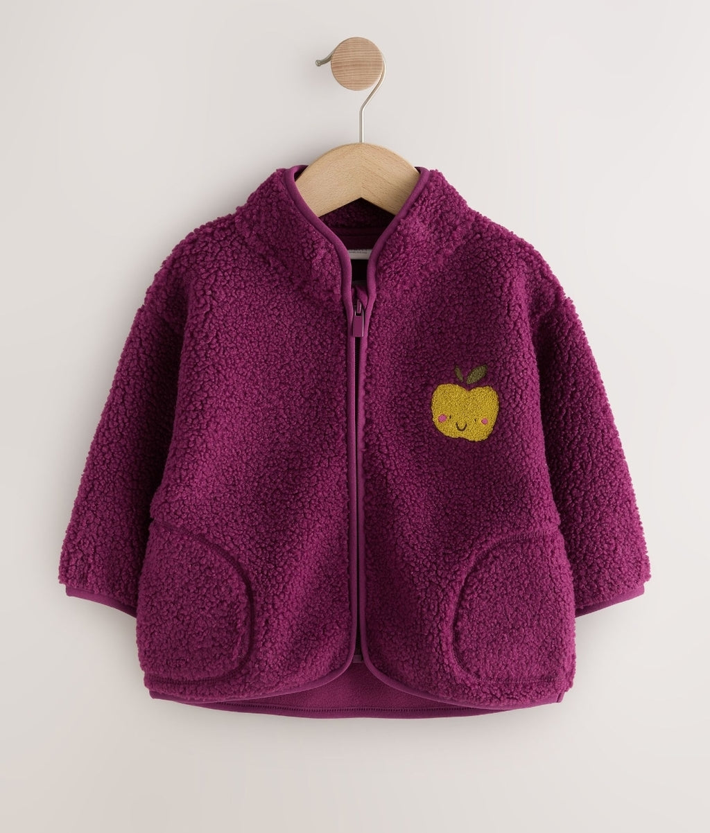 Purple Zip Up Fleece
