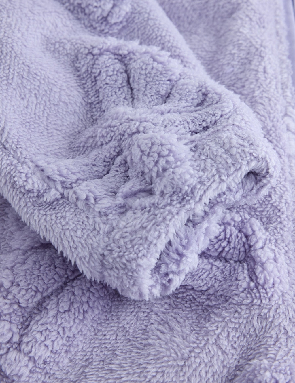 Lilac Purple Butterfly Fleece All-In-One