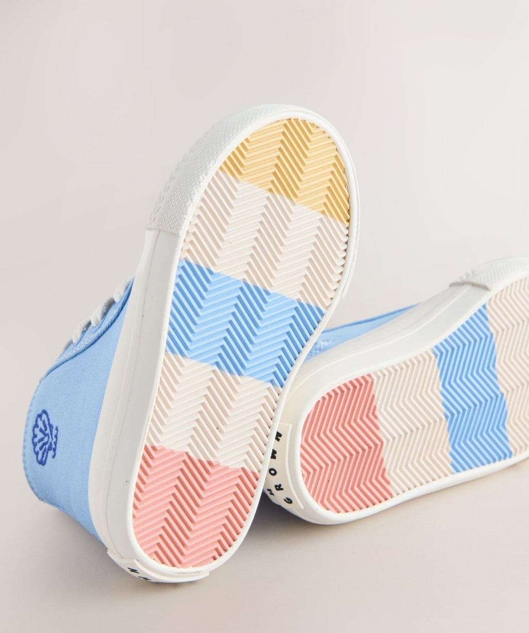 Blue Standard Fit (F) High Top Trainers