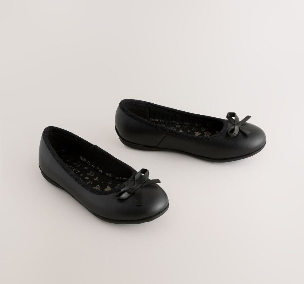 Black Standard Fit (F) Leather
Ballerina School Shoes
