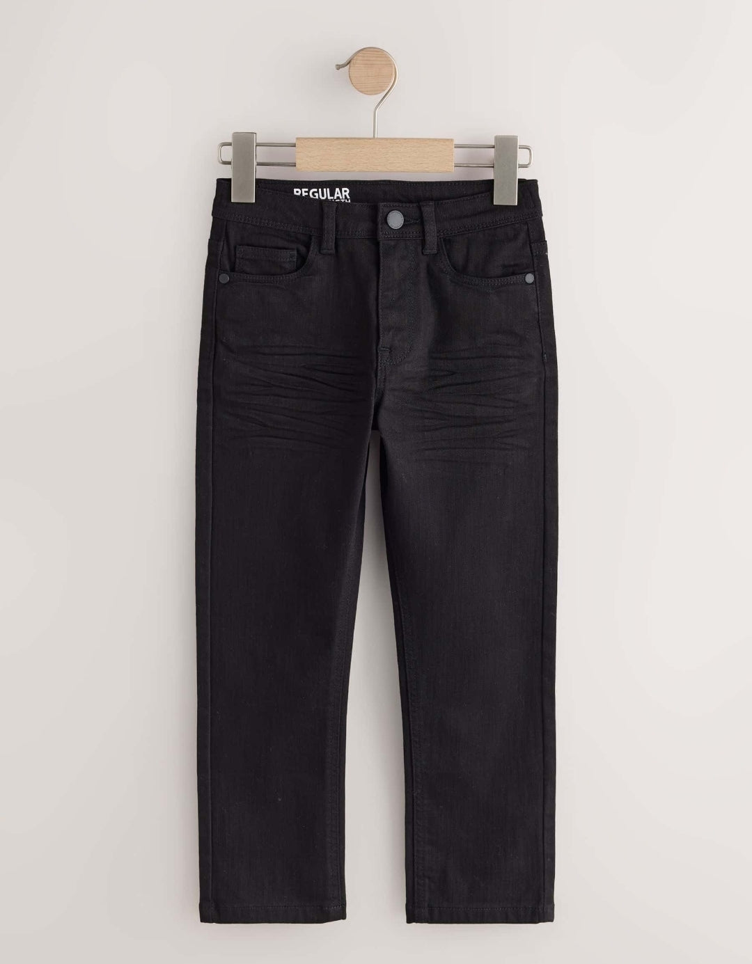 Black Regular Fit Stretch Longer
Leg Jeans