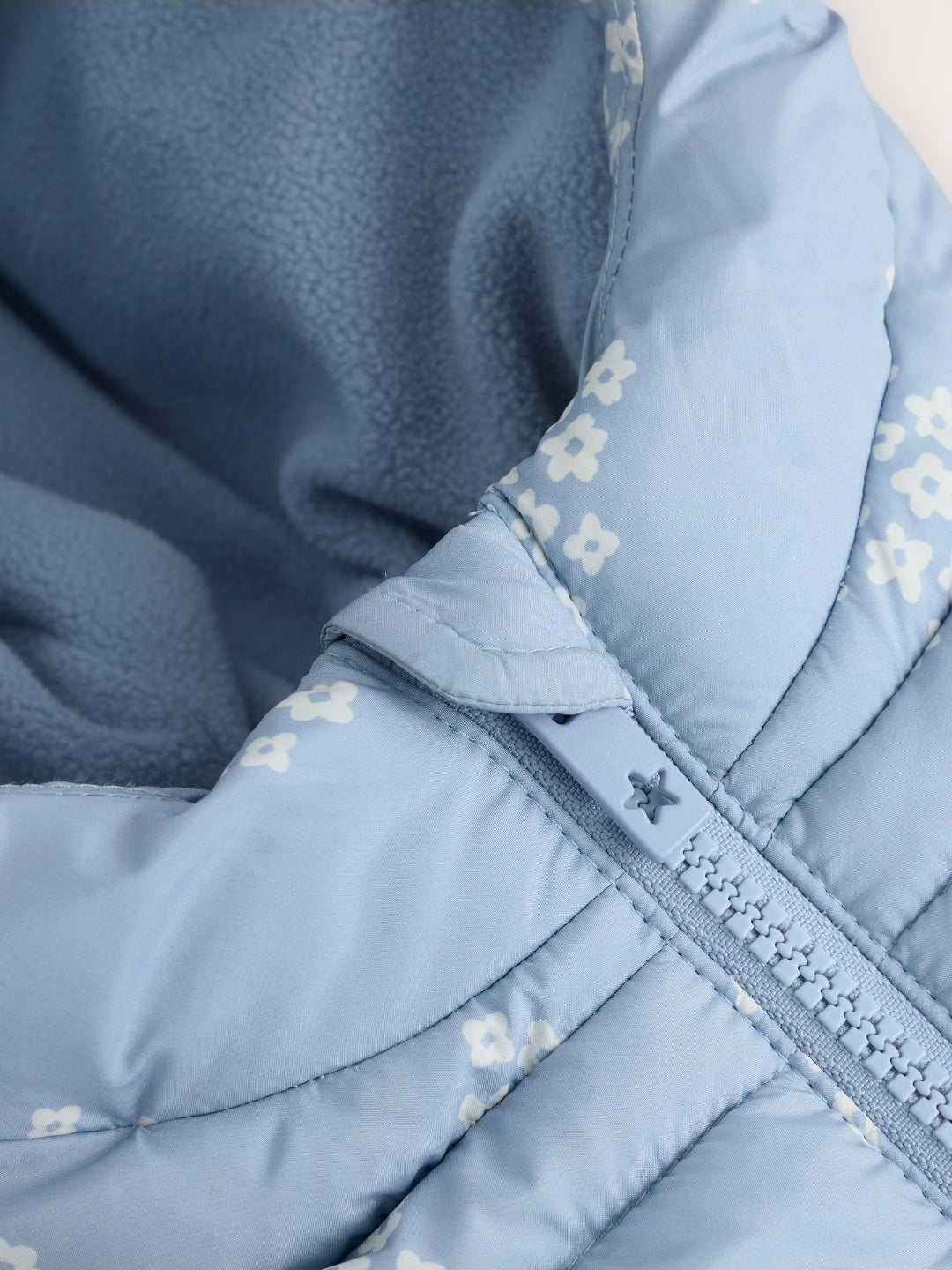 Blue Floral Shower Resistant
Fleece Lined Padded Coat