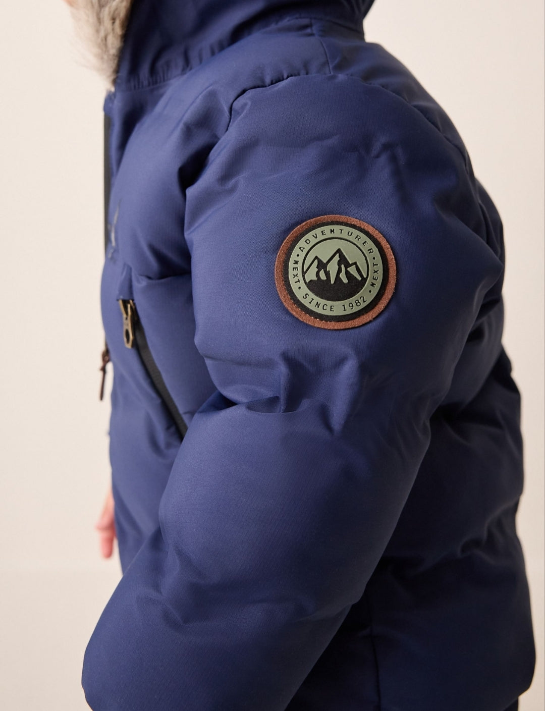 Navy Waterproof Padded Snowsuit