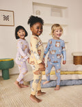 Yellow/Blue Snuggle Pyjamas 3 Pack