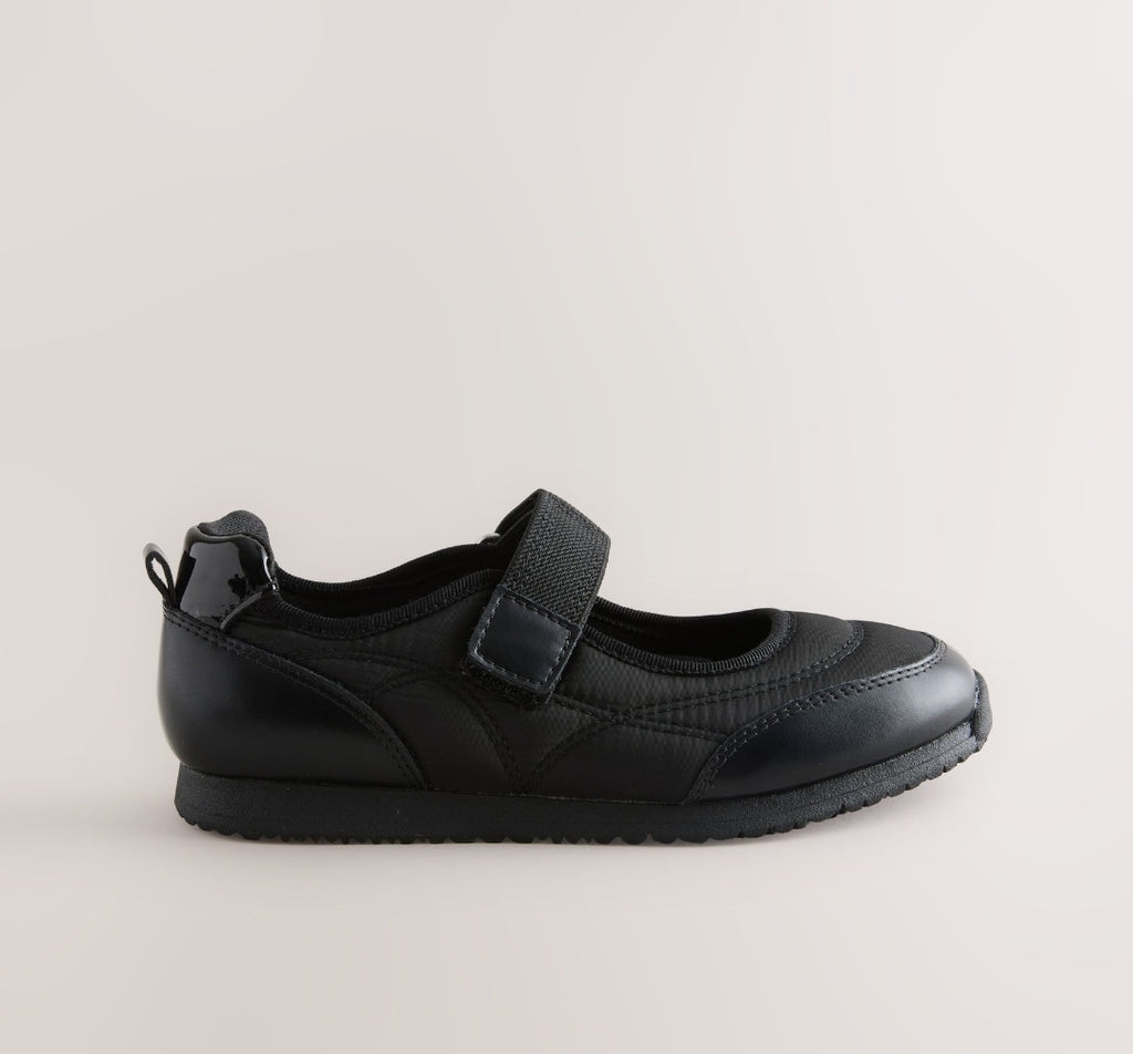 Black Mary Jane Sporty Trainers
