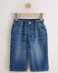 Mid Blue Denim Wide Fit Jeans