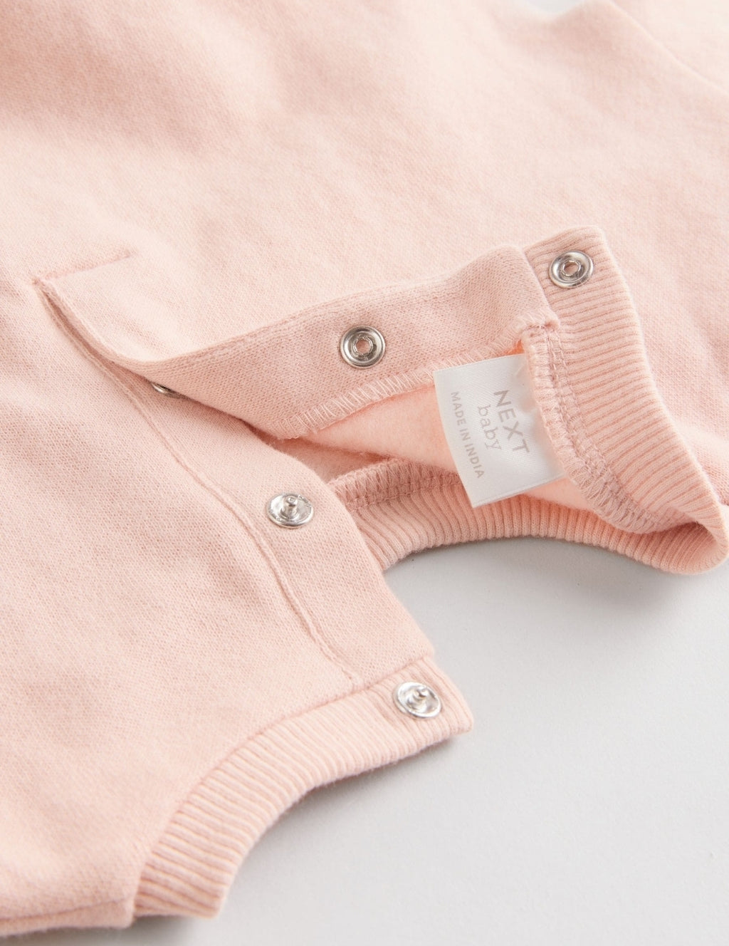 Cream/Pink Baby Sweatshirt & Joggers 6 Piece Set