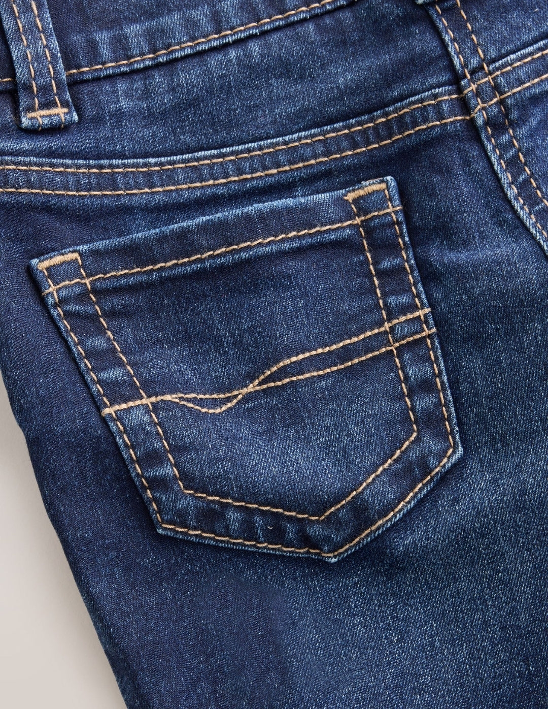 Dark Wash Low Rise Flared Jeans