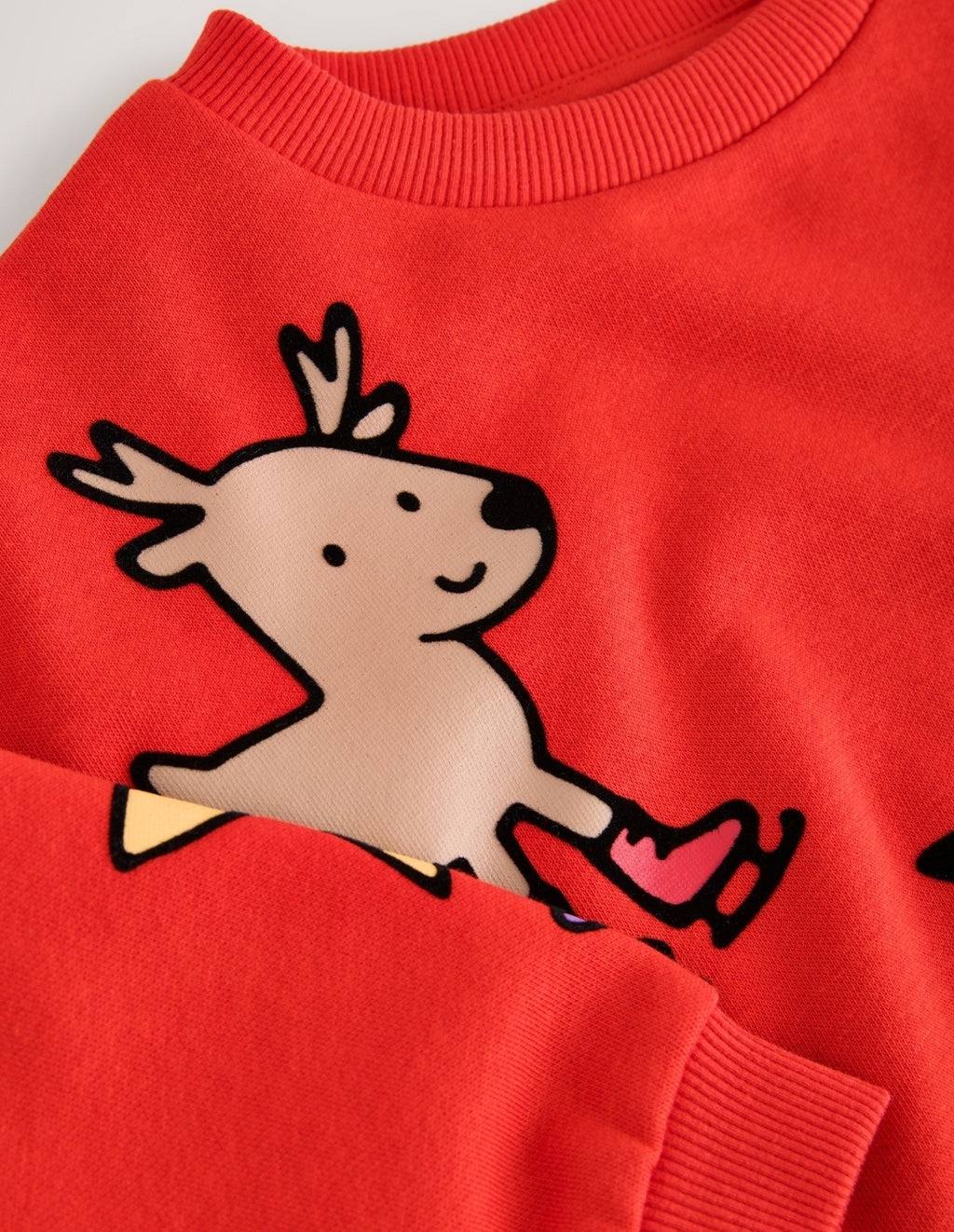 Red Christmas Crew Neck SweatTop