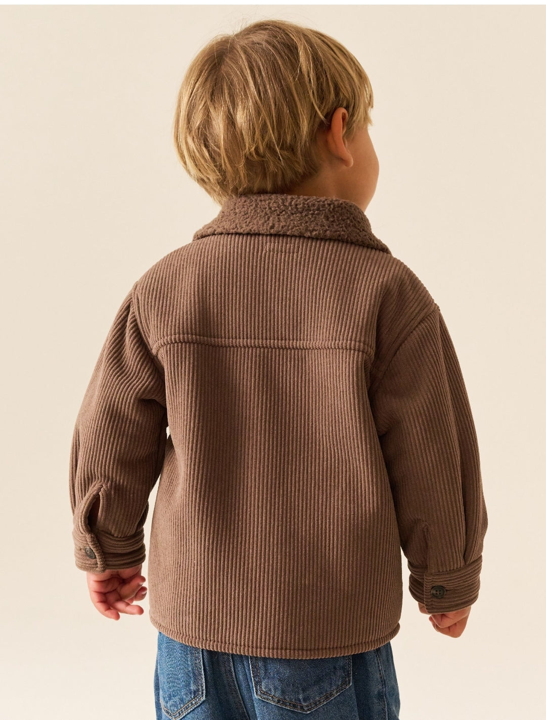 Chocolate Brown Borg Lined Cord
Shacket