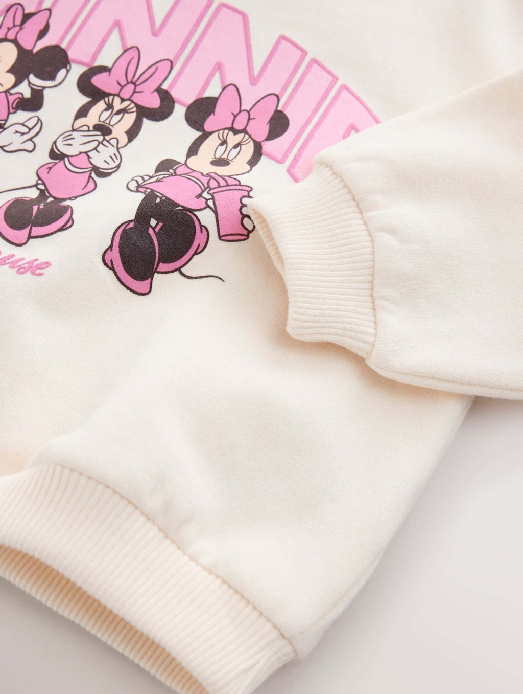 Cream Minnie Mouse Sweatshirt