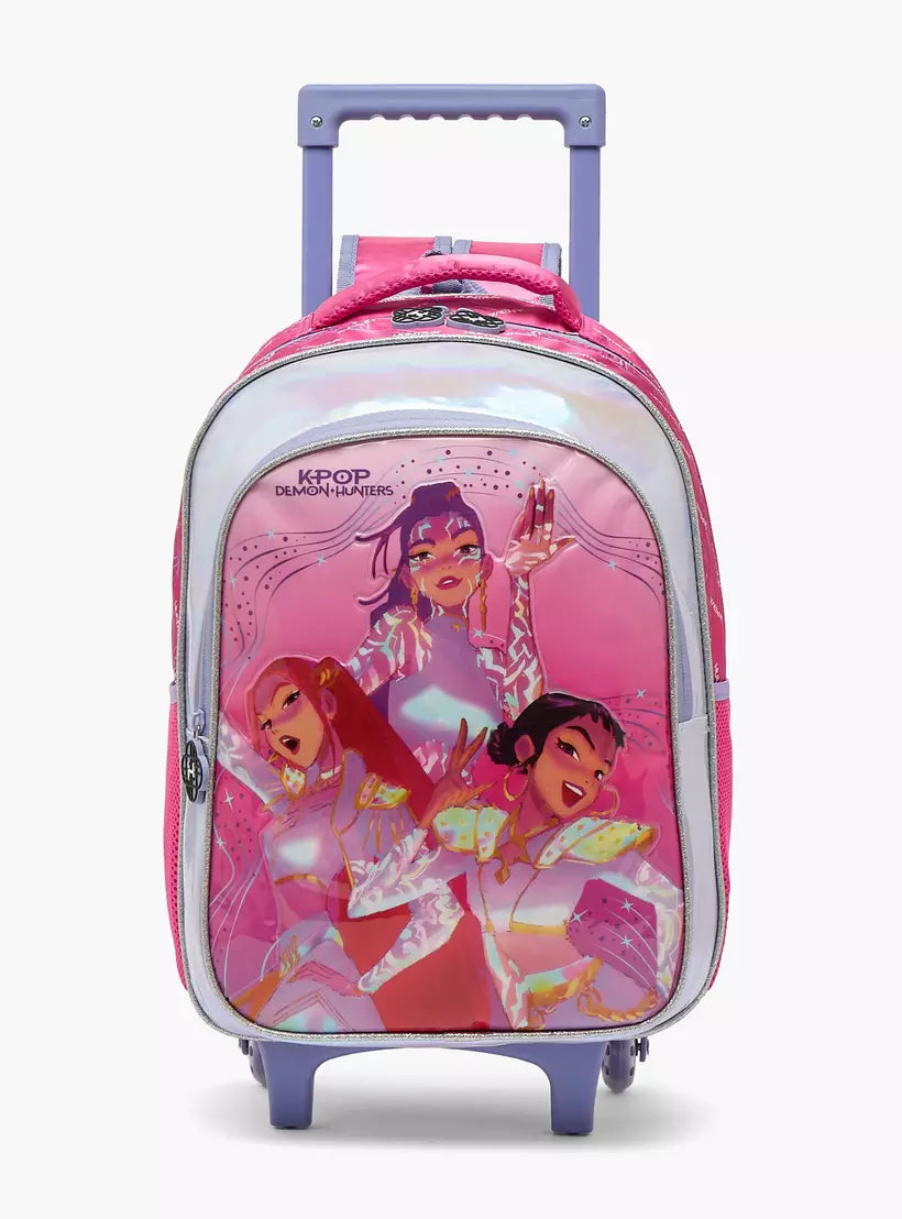Netflix KPop Demon Hunters 5-Piece School Trolley Bag 16 inch
