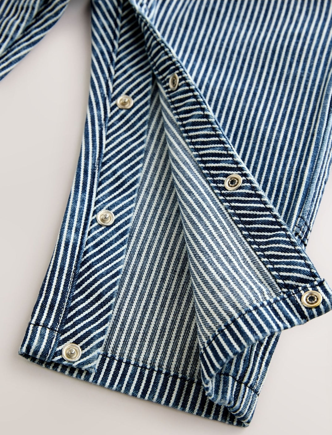 Ticking Stripe Dungarees