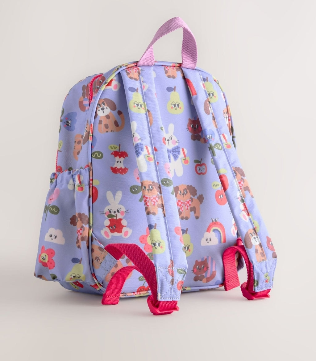 Lilac Animal Character Backpack