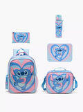 Disney Stitch 5-Piece School Backpack Set 16 inches