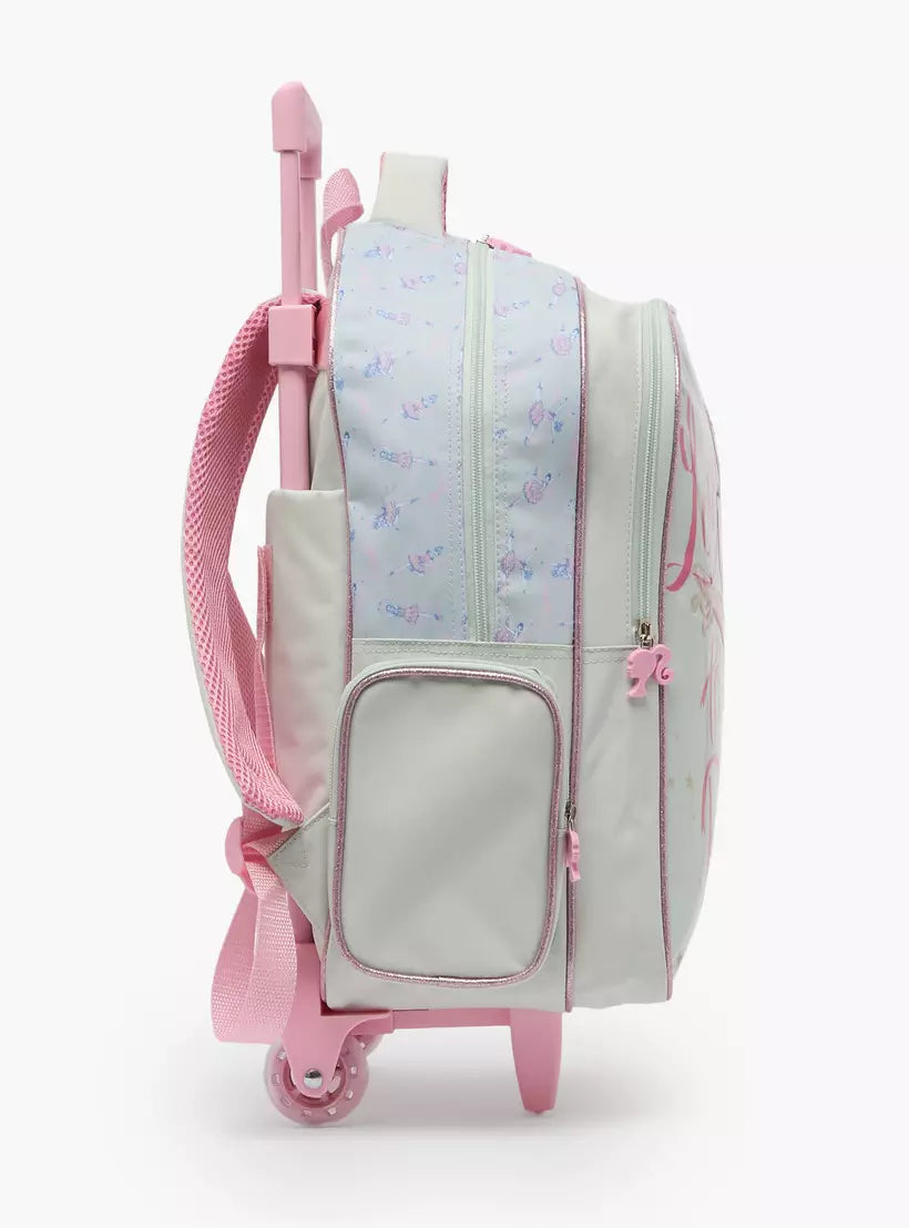 Barbie 3-Piece School Trolley Bag Set 16 inches