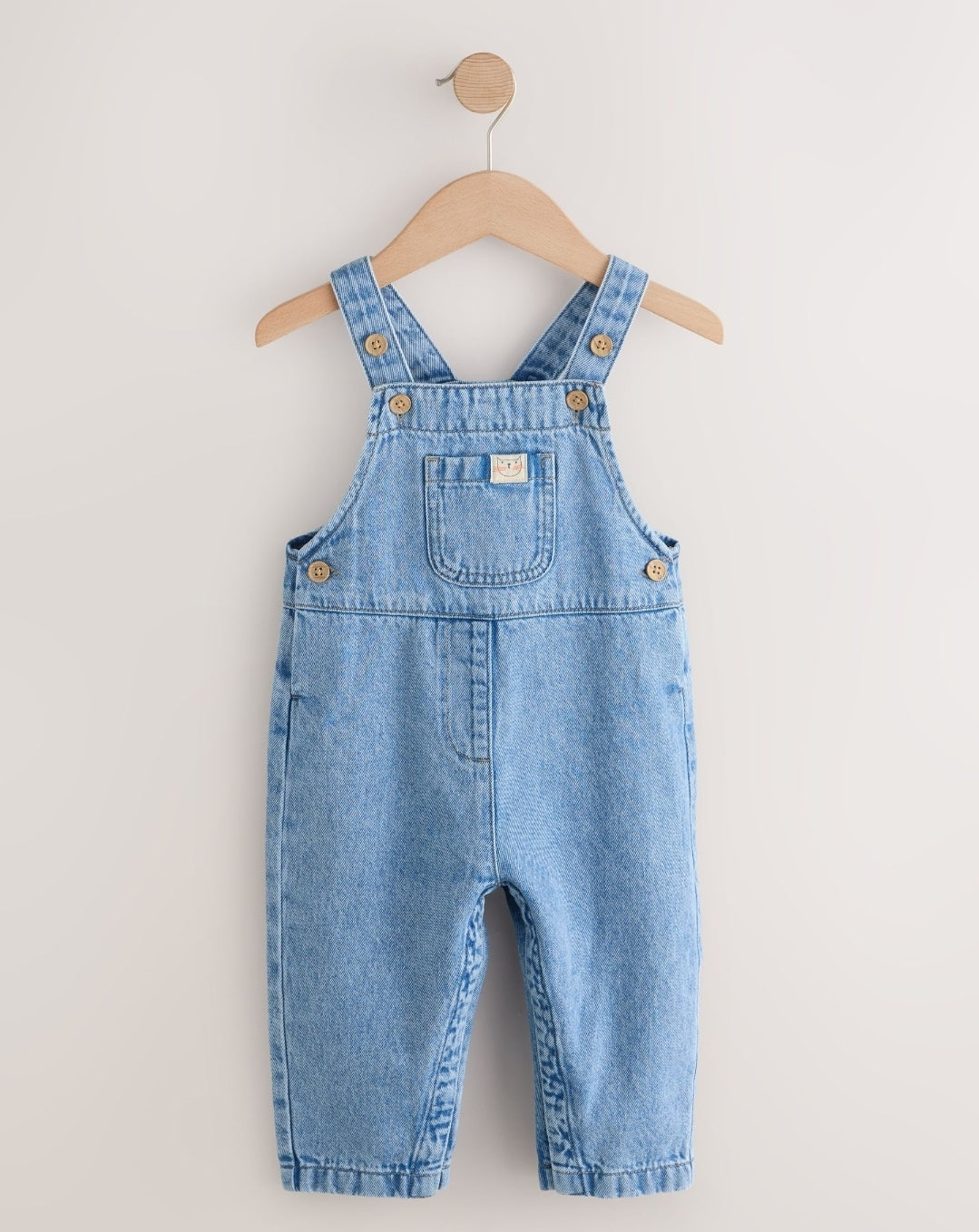 Mid Blue Denim Dungarees