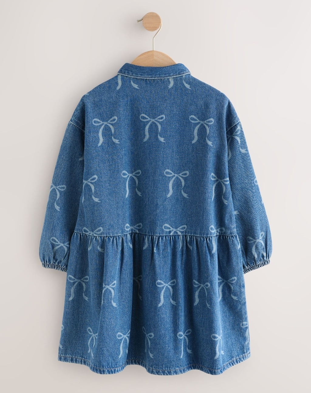 Blue Denim Bow Diamante Shirt
Dress