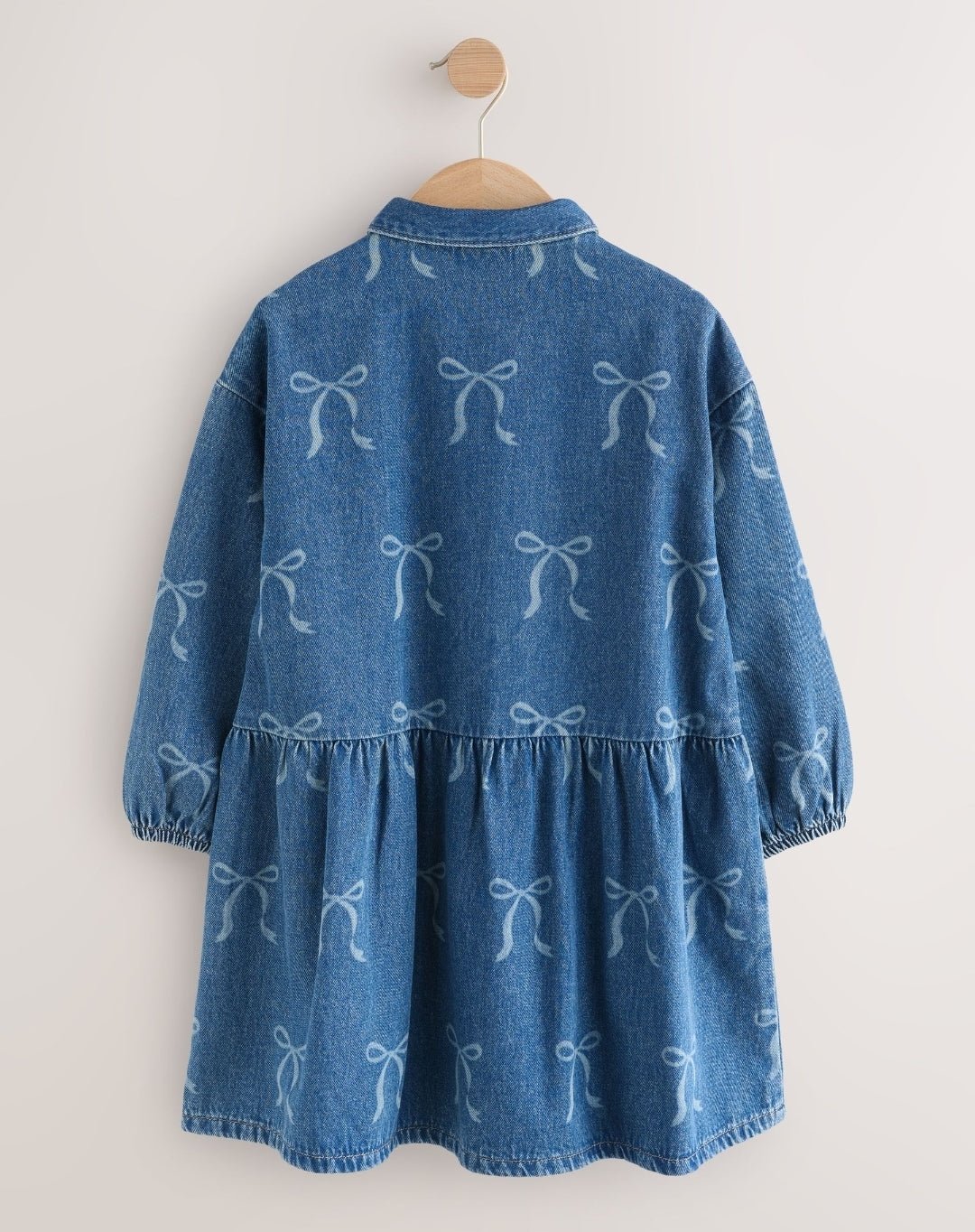 Blue Denim Bow Diamante Shirt
Dress