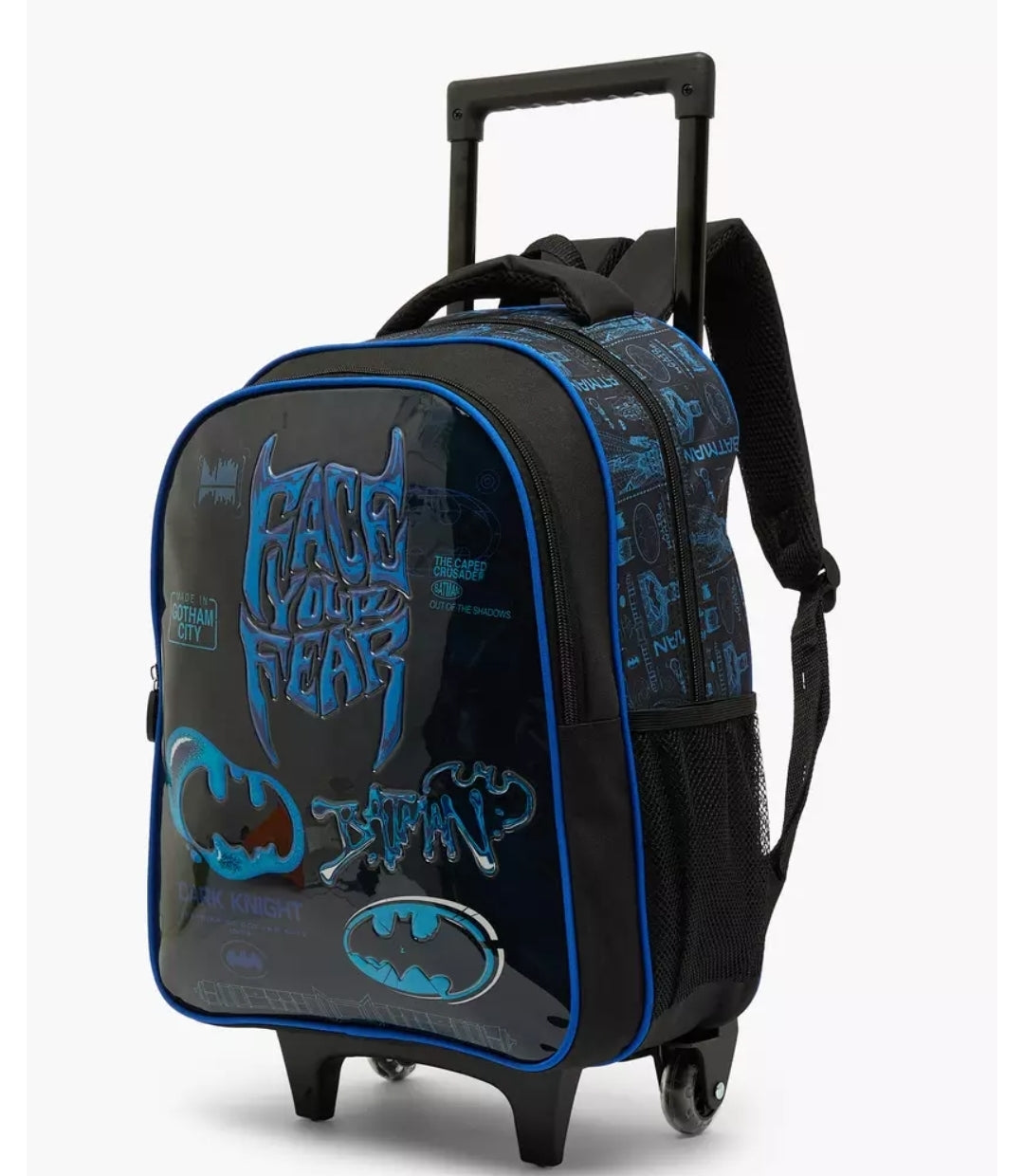 Batman Print 5-Piece School Trolley Bag Set  16 inches