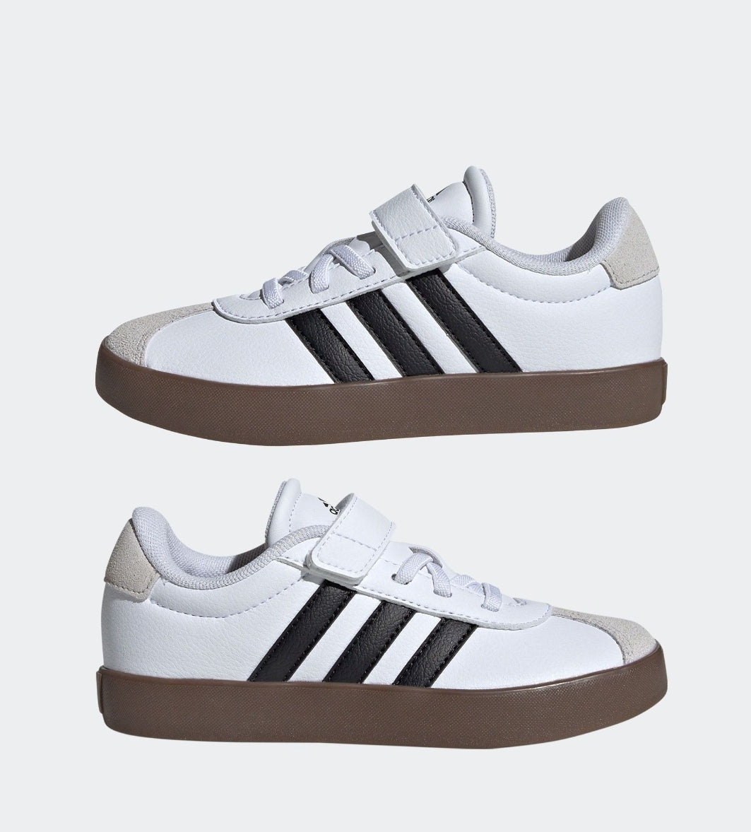 adidas White/Black VI Court 3.0 Trainers