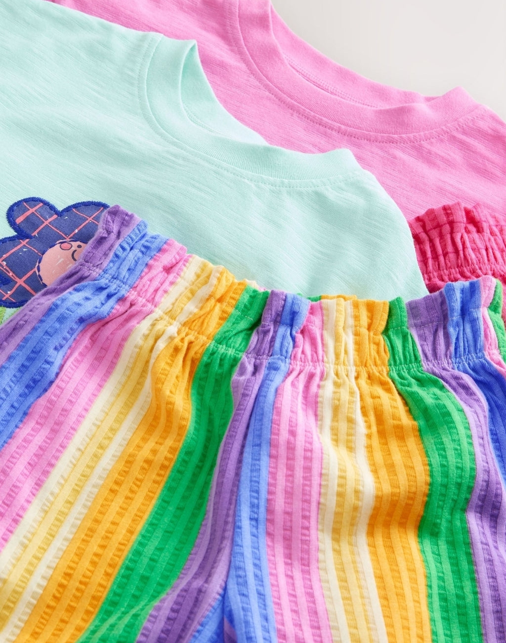 Pink Rainbow Top & Trousers Set
2Pack