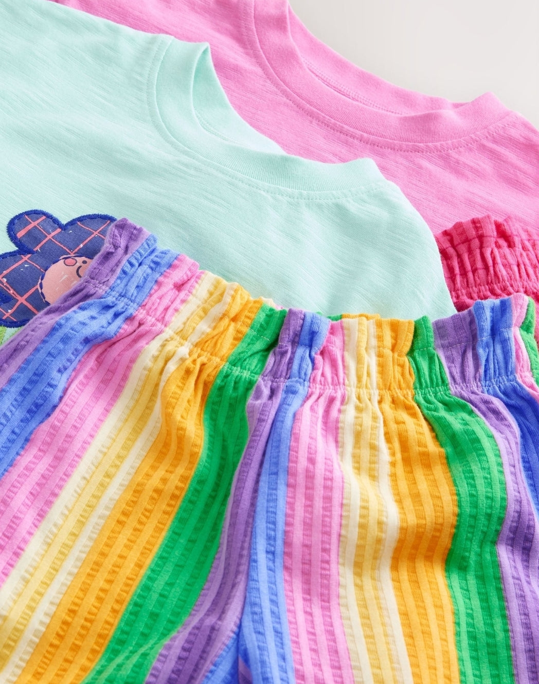 Pink Rainbow Top & Trousers Set
2Pack