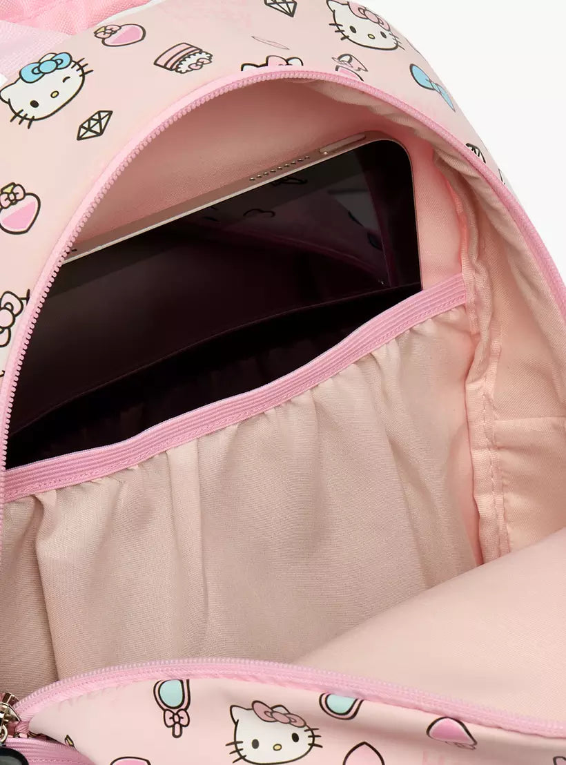 Sanrio Hello Kitty Print Backpack  14 inches