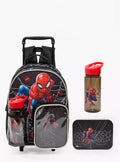 Spider-Man Print 3-Piece School Trolley Bag Set 14 inches