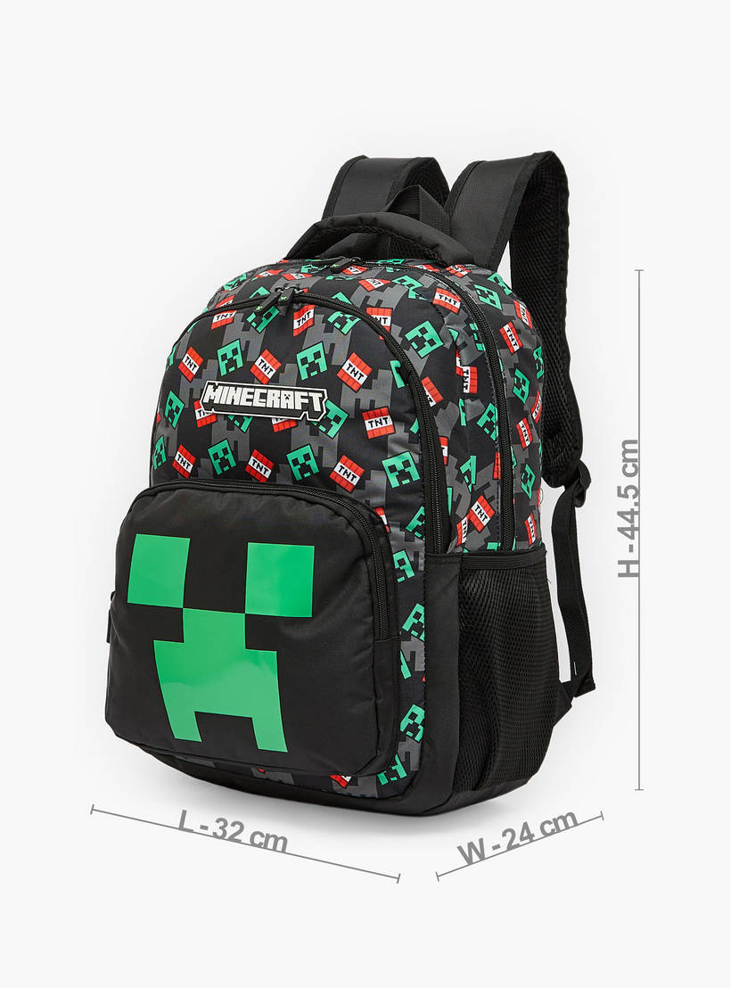 Minecraft Printed Backpack for Boys  17 inches