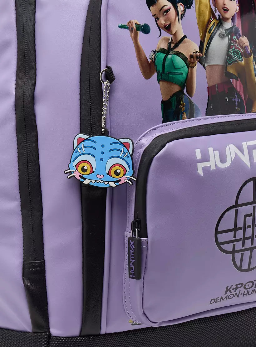 Netflix KPop Demon Hunters Print Trolley Bag  18 inches