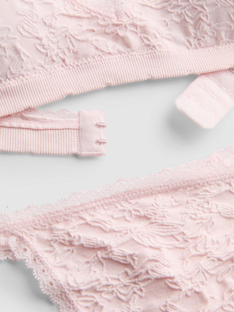 Primark Seamless Jacquard Triangle Lingerie Set