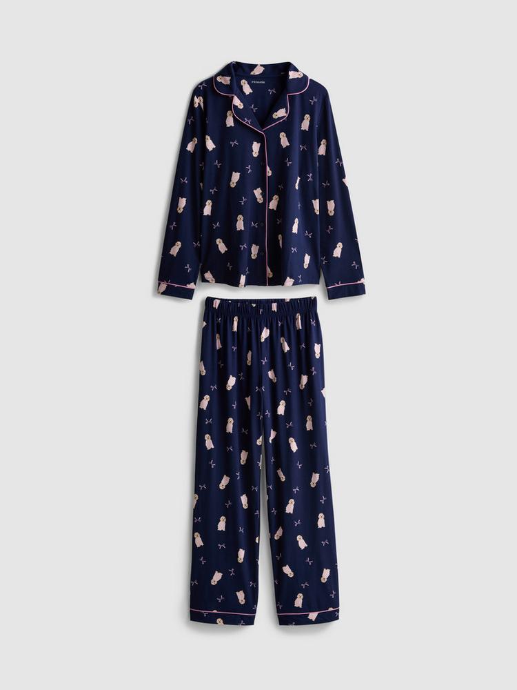 Primark Printed Button-Through Boyfriend Pyjamas