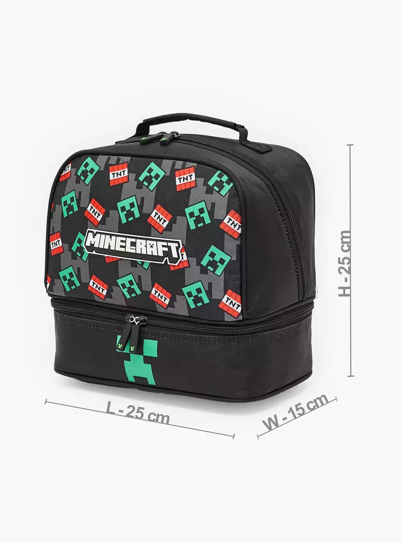 Minecraft Print Lunch Bag