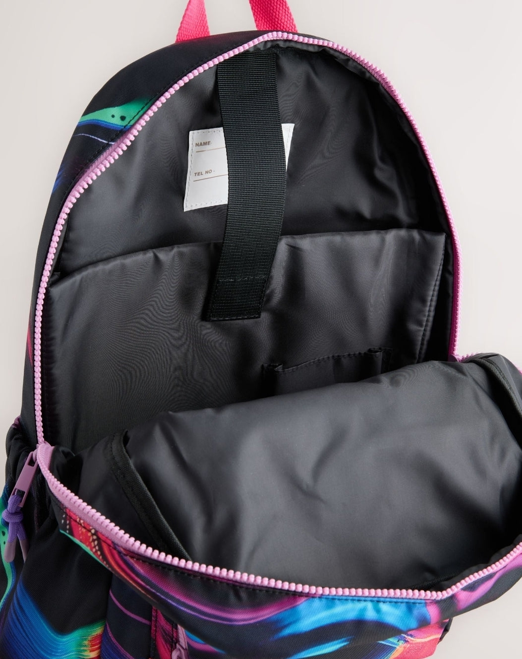 Black/Purple Wave Backpack