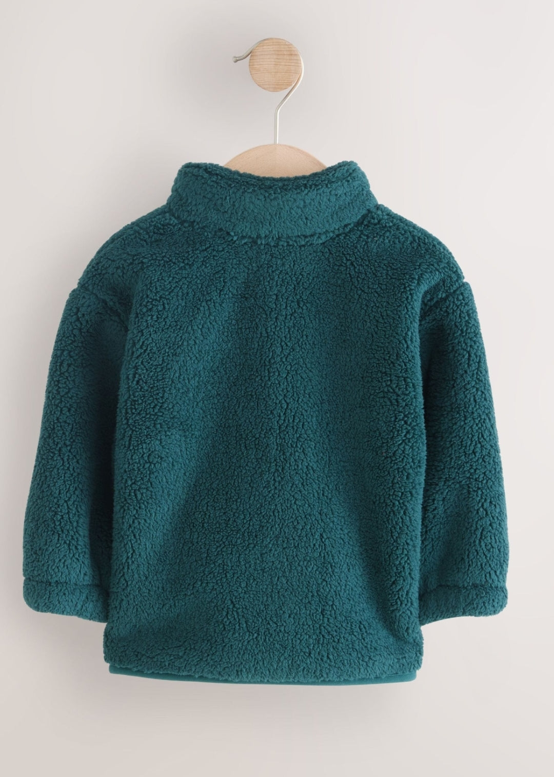 Teal Green Zip Up Fleece